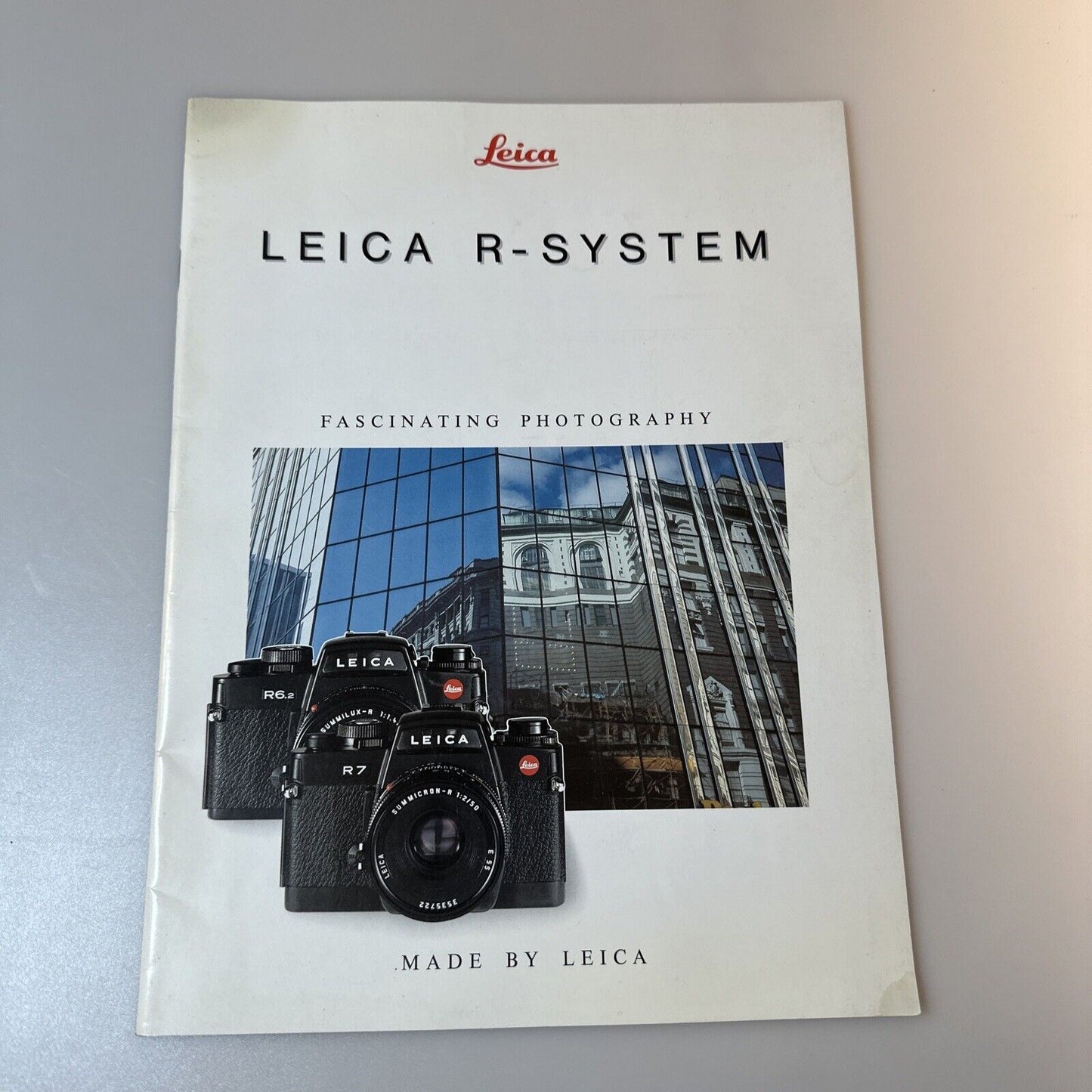 Leica R System, A4 Product Brochure booklet