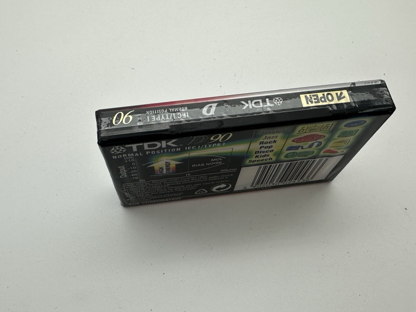 TDK D90 IEC I/TYPE 1x Tape Cassettes Blank and Sealed