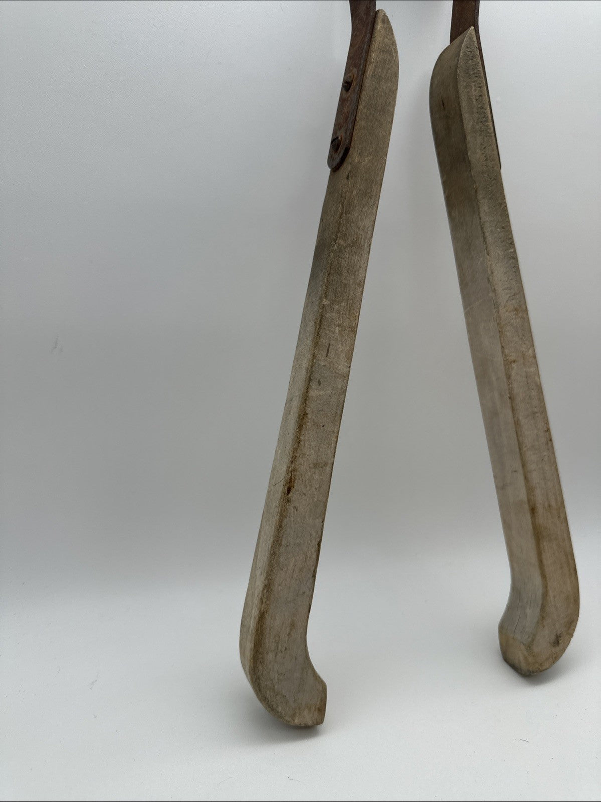 Vintage Wooden Laundry Washing Tongs 13" Twin Tub Dolly Retro Kitchen Clothes