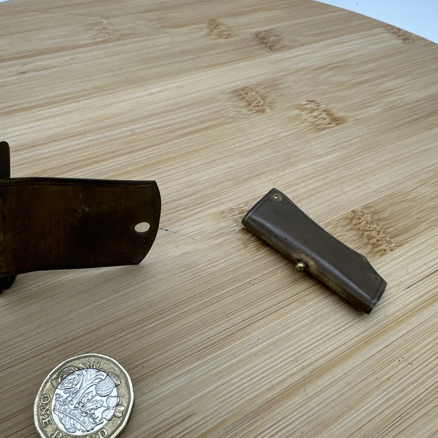 Antique Book Clasp Bookbinding Photo Album Enclosure Part