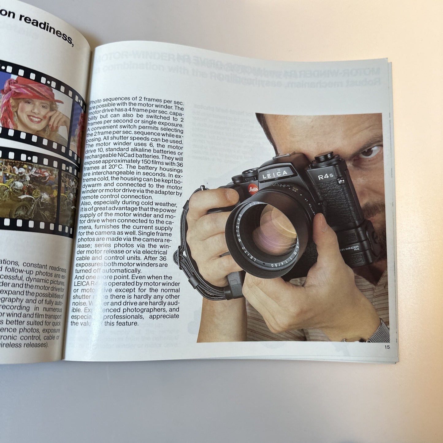 LEICA R4s, vintage dealer Product Brochure booklet