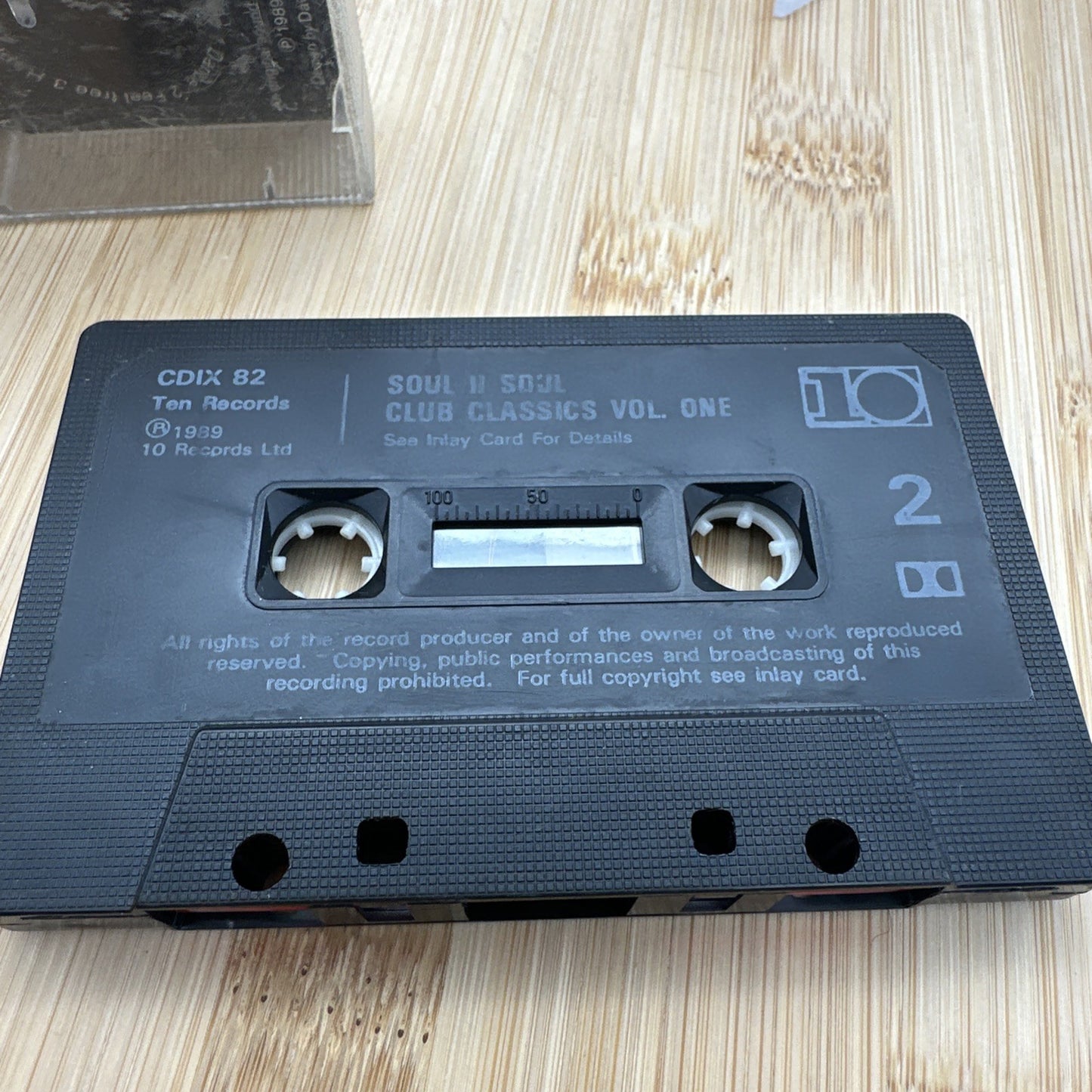 Soul II Soul - Club Classics Vol. One - Cassette Tape