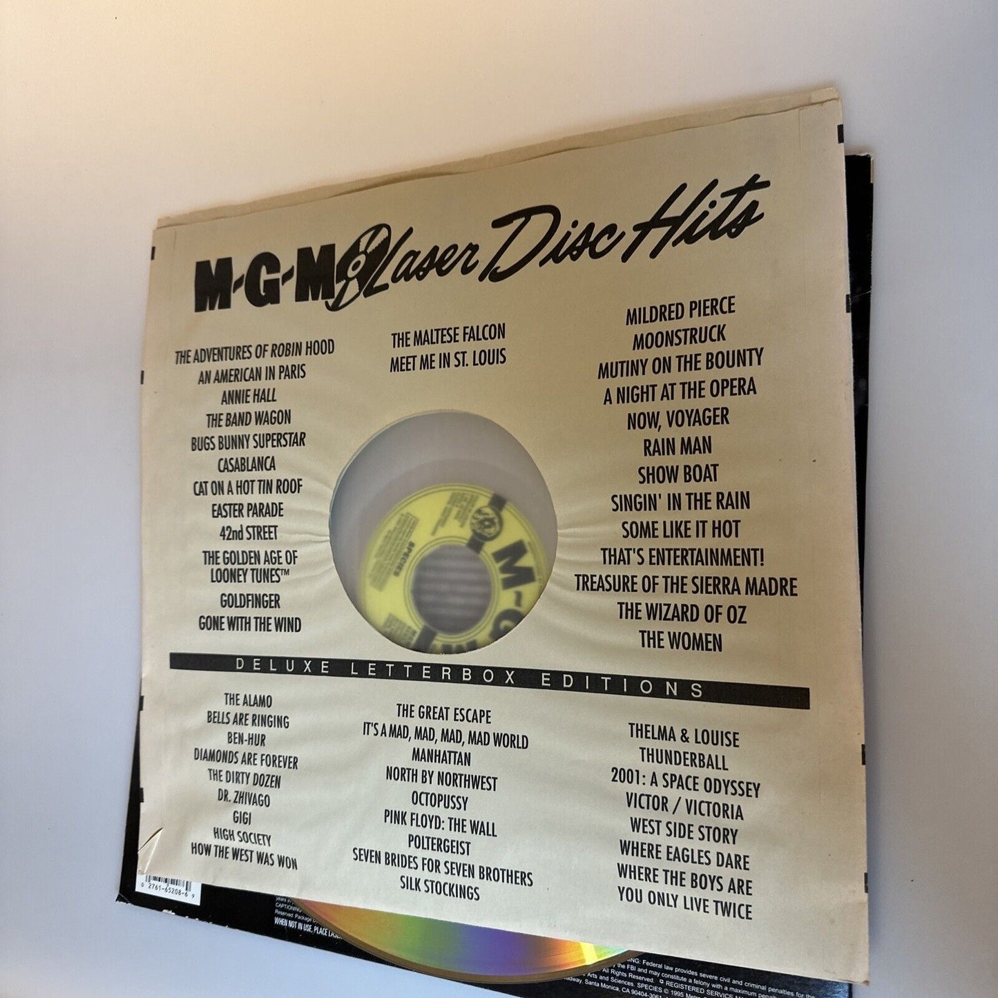 Species Horror NTSC USA Laserdisc laser disc media