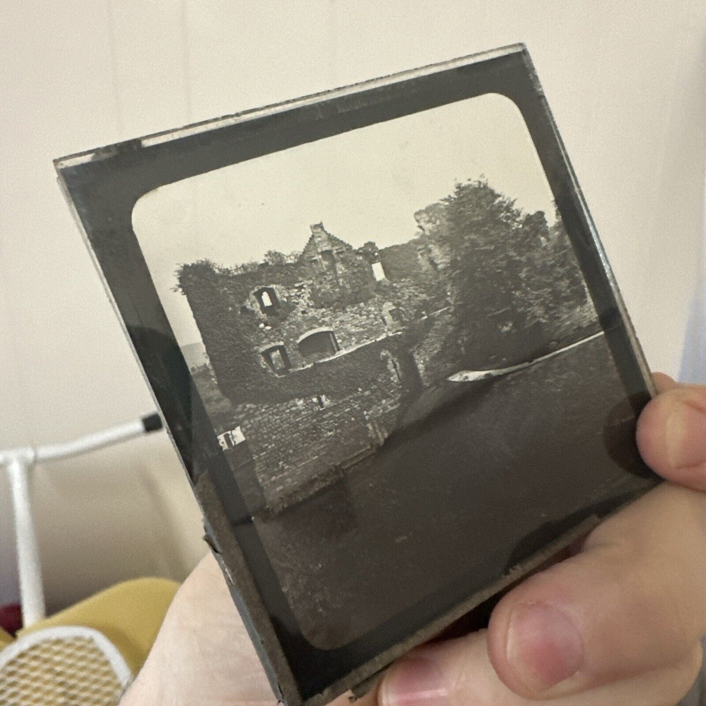 Antique Magic Lantern Glass Slide St Giles Cathedral Edinburgh Scotland