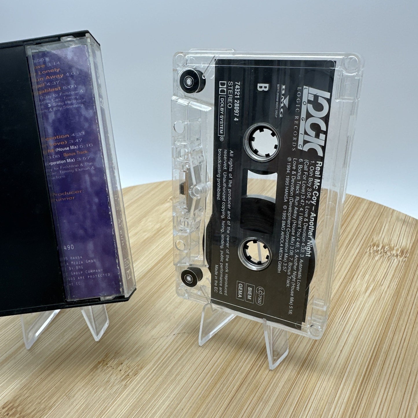 Real Mccoy - Another Night - U.S album (Bonus Tracks) Cassette Tape 1995 Rare