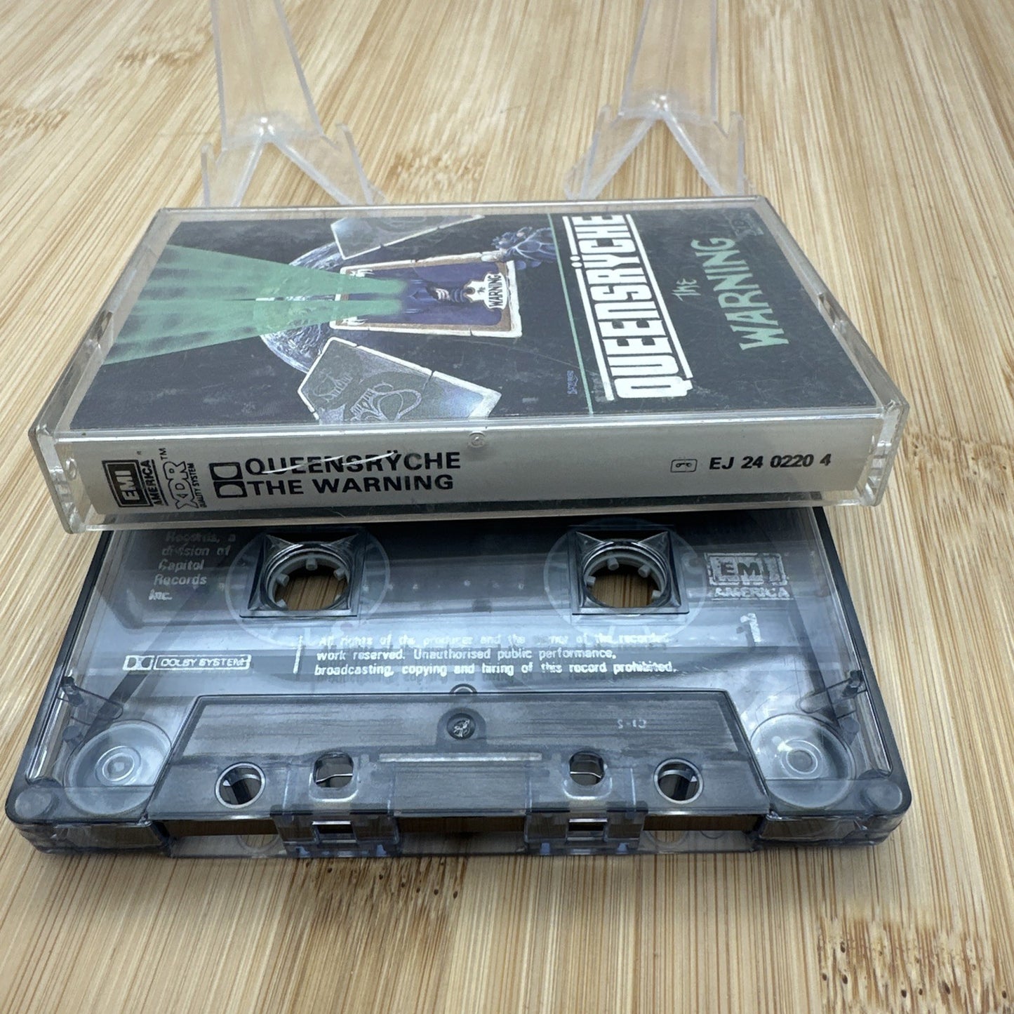 Queensryche The Warning Cassette Tape Album 1984 Rock Metal