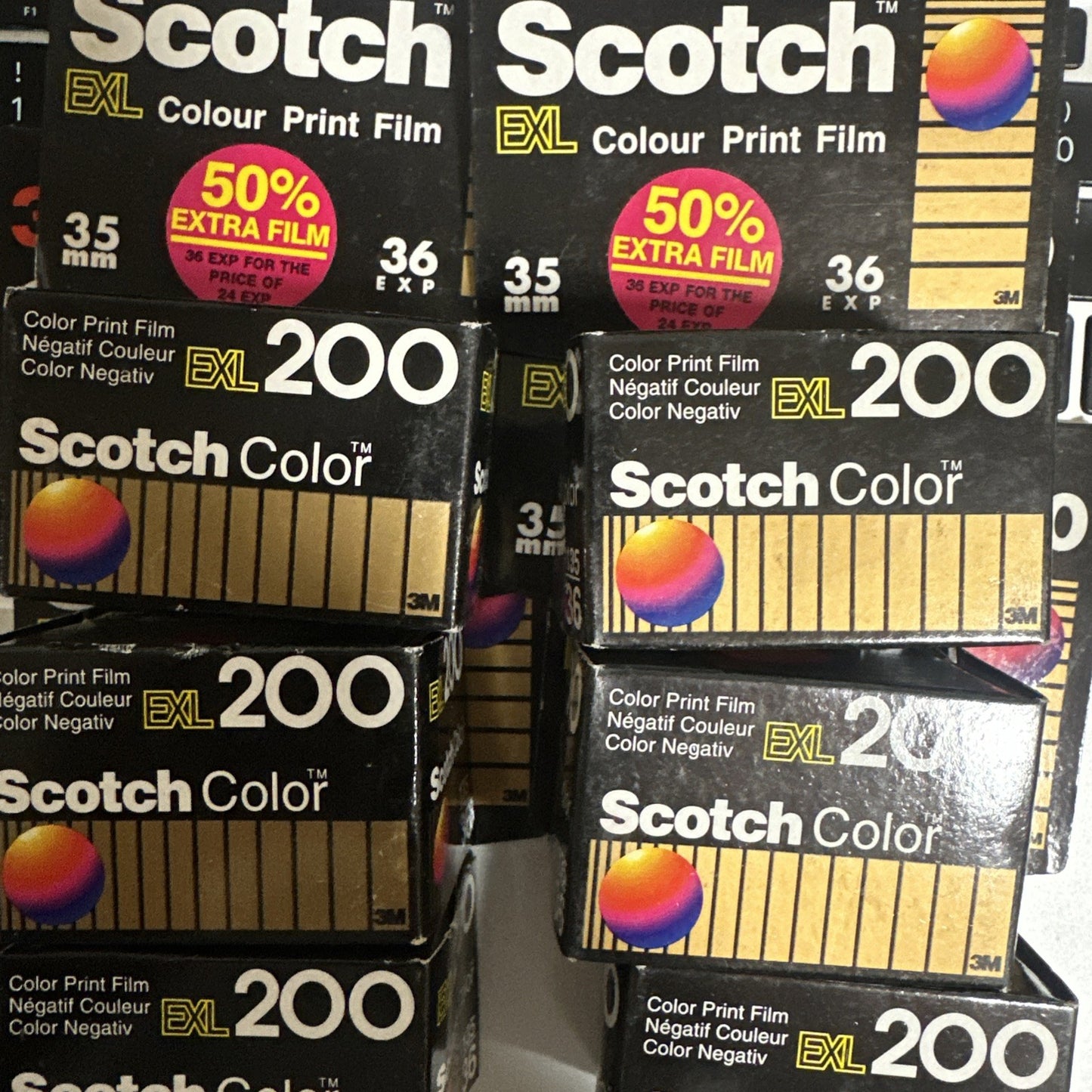 1x Scotch Color EXL Plus 200 35mm film expired film 36 expired March 1997