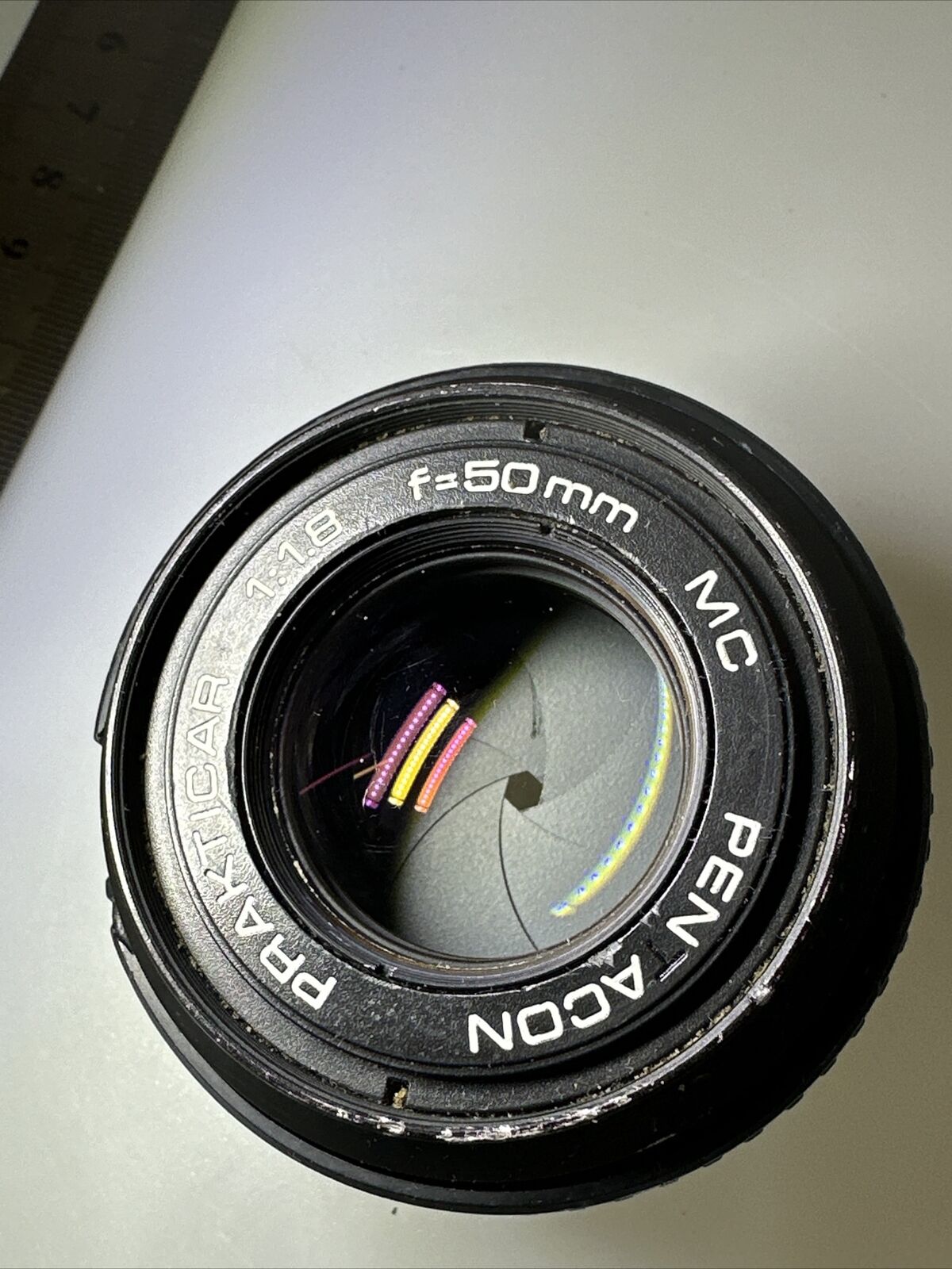 PENTACON PRAKTICAR 50mm f/1.8 MC Mount Standard Prime Camera Lens