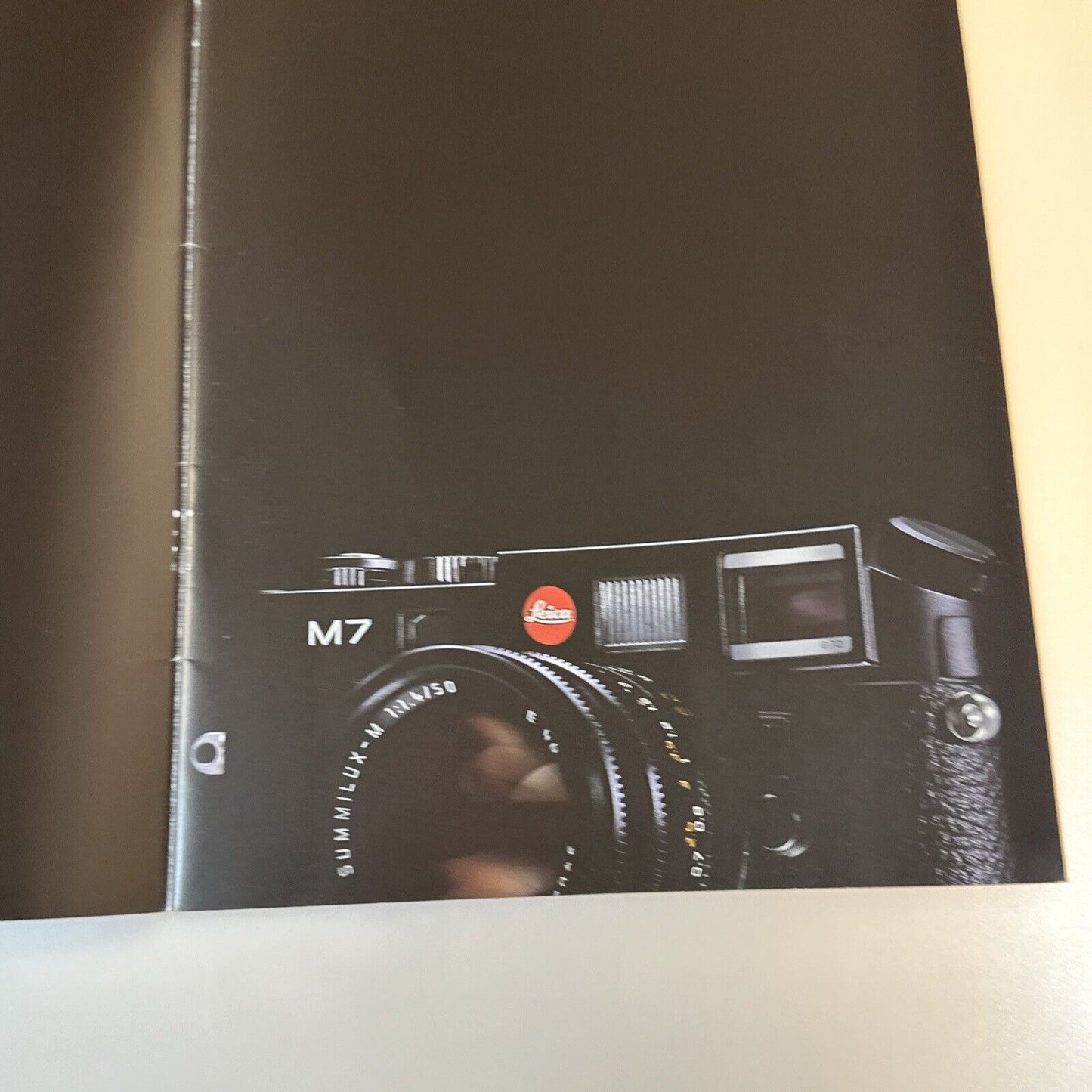 Leica M7 A4 Product Brochure booklet