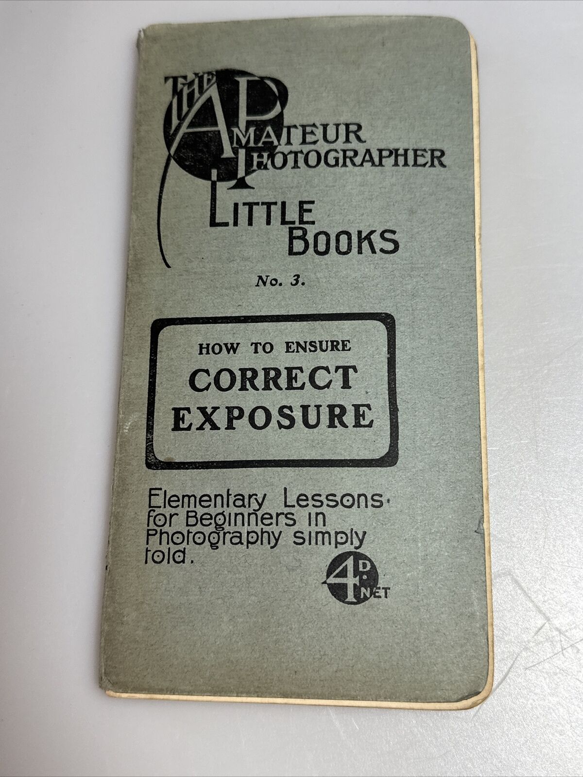 The Amateur Photographer little book Set of 3 , early 1900's 1906 1907 A.H.H