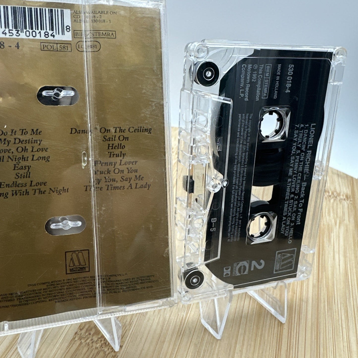 Lionel Richie - Back To Front: The Best Of (1992) Cassette tape RARE (VG+)