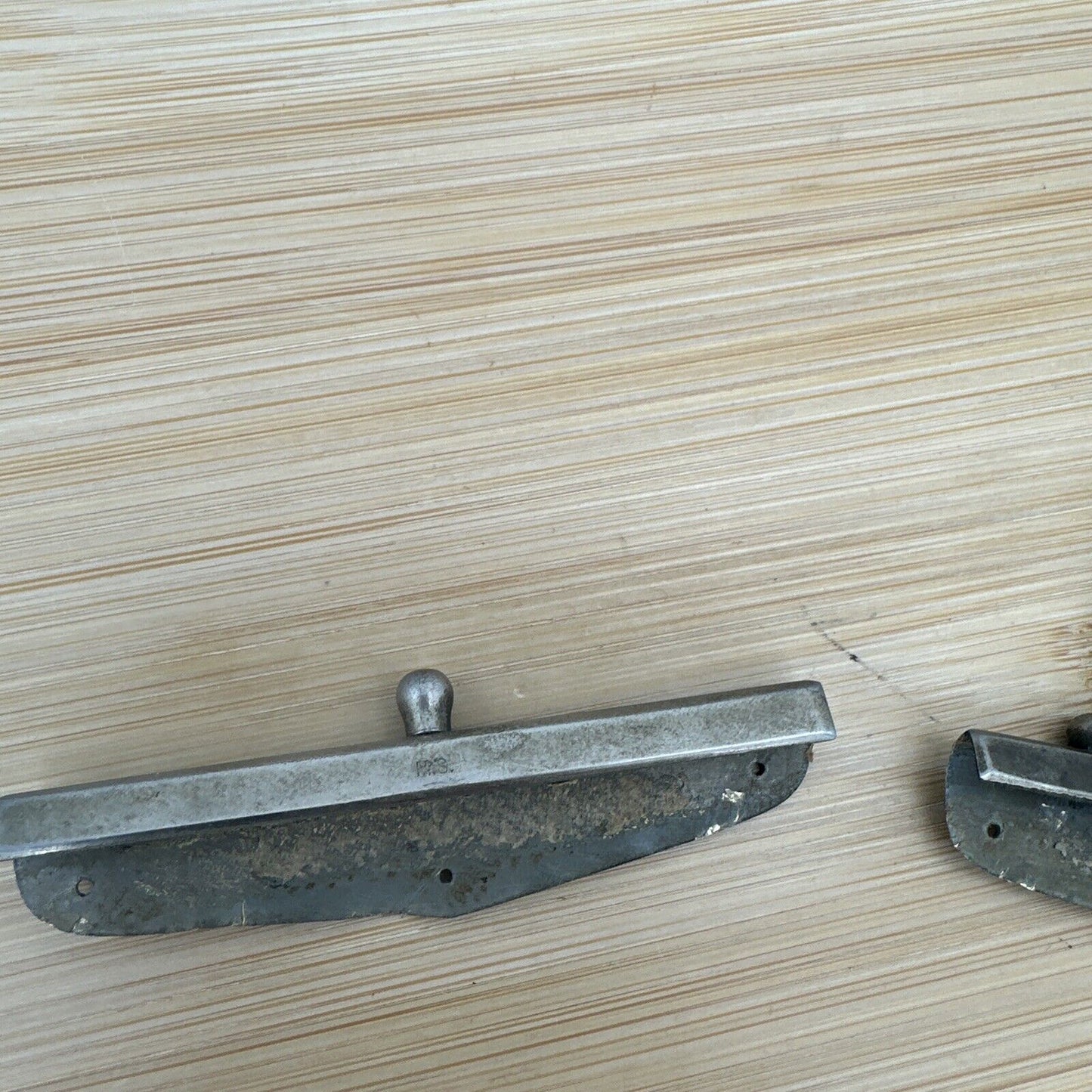 Antique Aluminum/steel Book Clasp Bookbinding Photo Album Enclosure Part