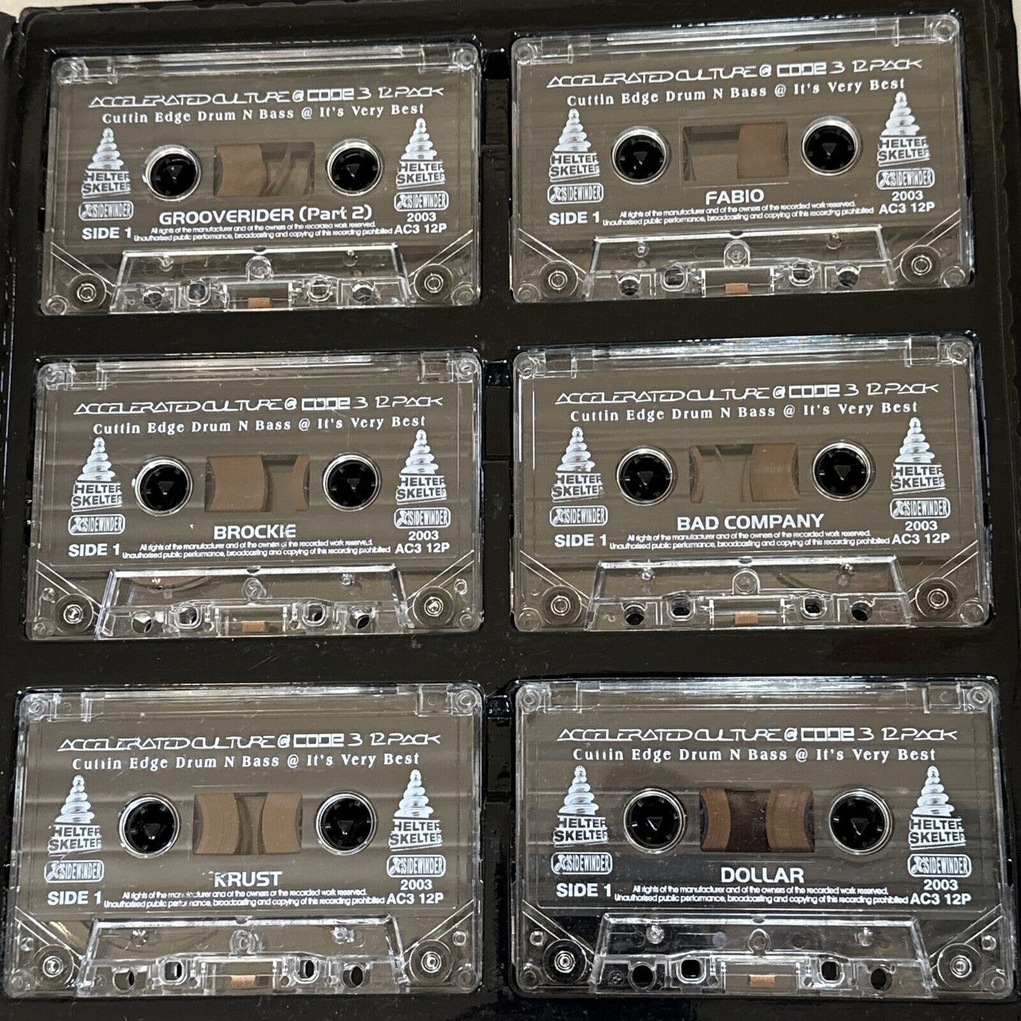 Helter Skelter Accelerated Culture Code Part 3 cassette Pack MISSING tapes CD