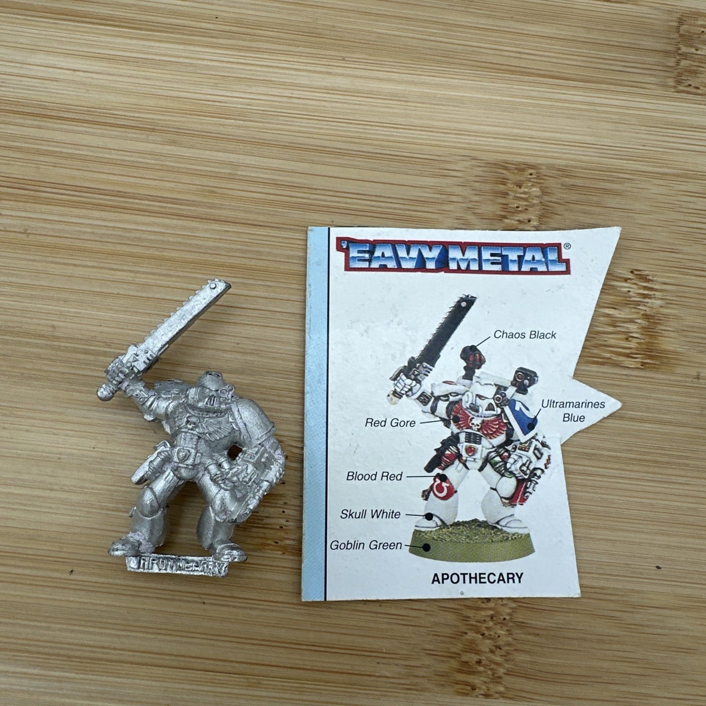 Space Marine Apothecary - Metal Miniature - Warhammer 40K - OOP