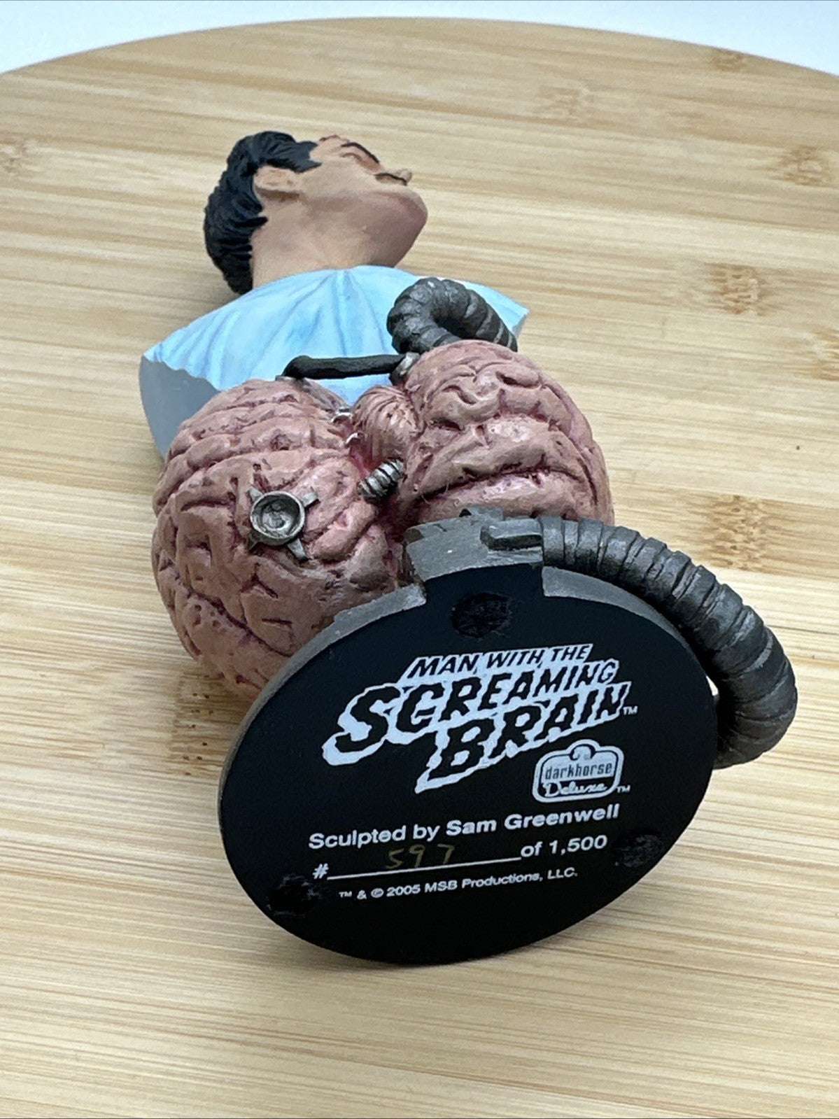 Man With The Screaming Brain Mini Bust 2005 DarkHorse Ltd Edition 1500 figure