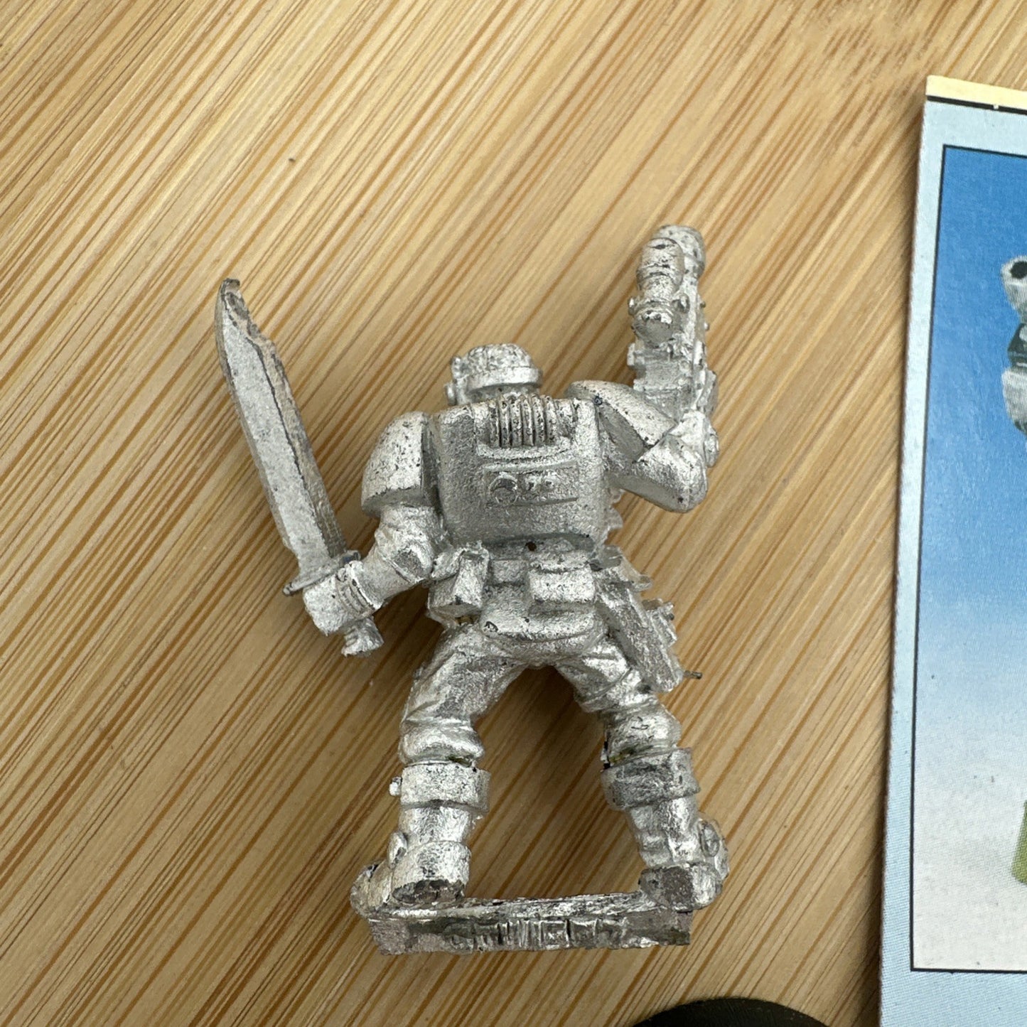 Space Marine Scout w/ Bolt Pistol and Knife OOP Metal Warhammer 40k Kill Team
