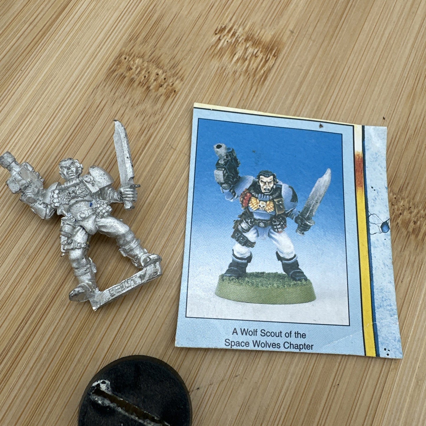 Space Marine Scout w/ Bolt Pistol and Knife OOP Metal Warhammer 40k Kill Team