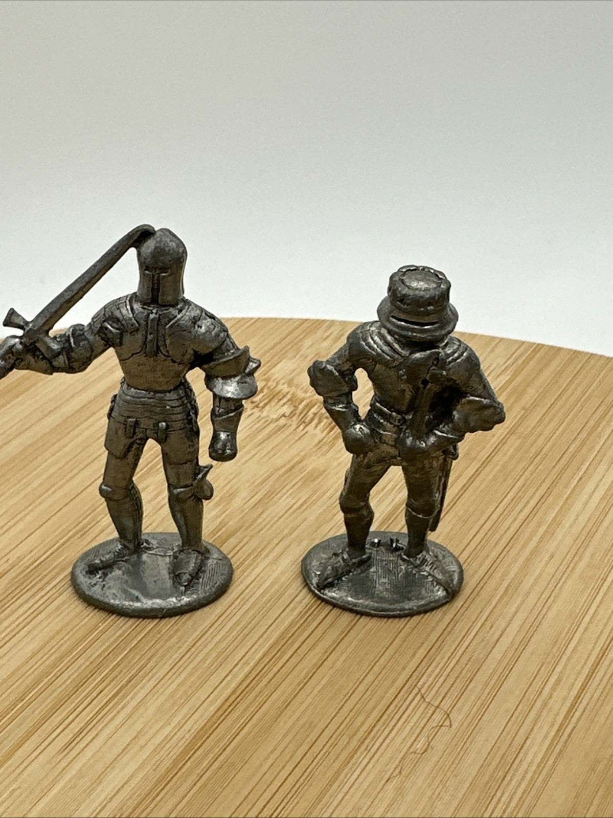 Vintage Rare Metal Westair Knights Soldier Cast Figures