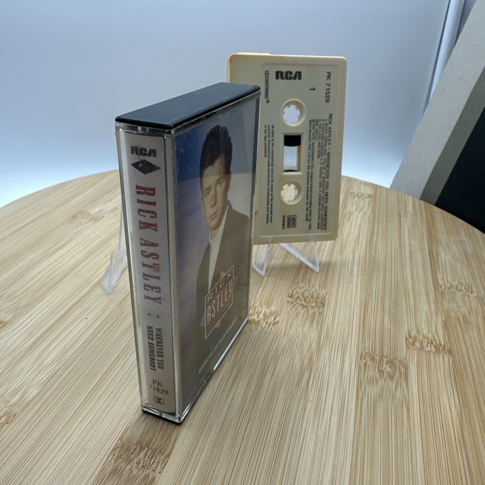 Vintage 1987 Rick Astley Whenever You Need Somebody Cassette Tape RCA PK71529