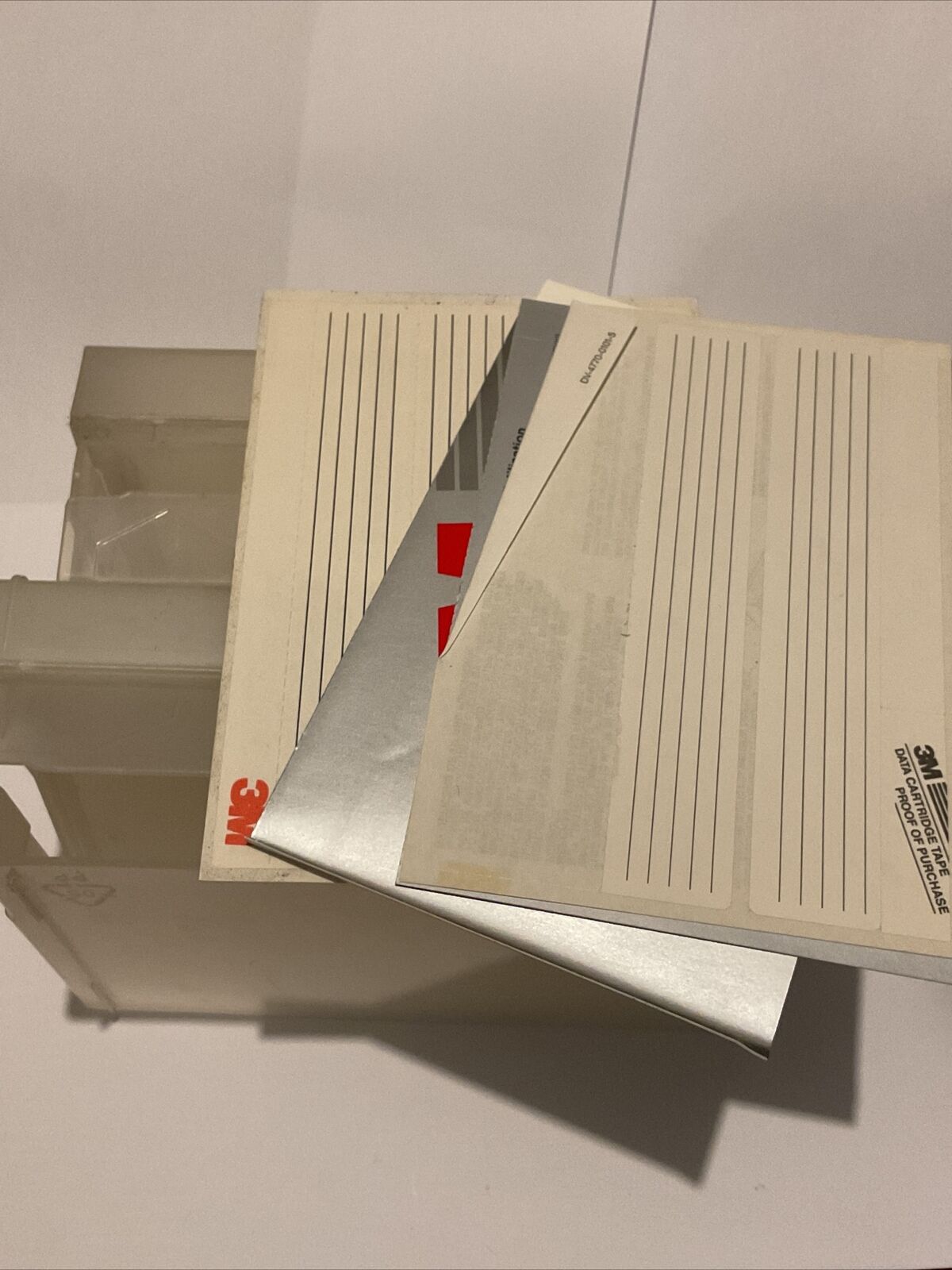 3M DATA CARTRIDGE TAPE x3 DC 6525 6250 Monarch Godzilla Prop used media