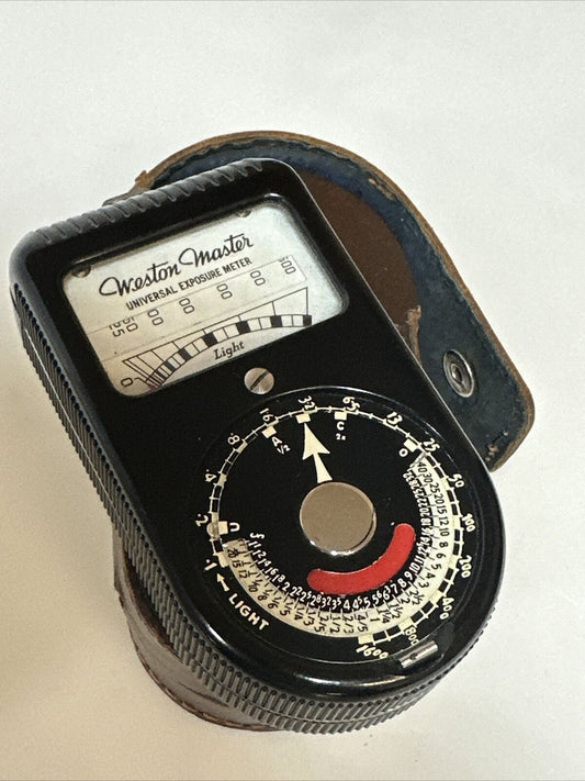 Vintage Working Weston Master Universal  Exposure Meter & Case