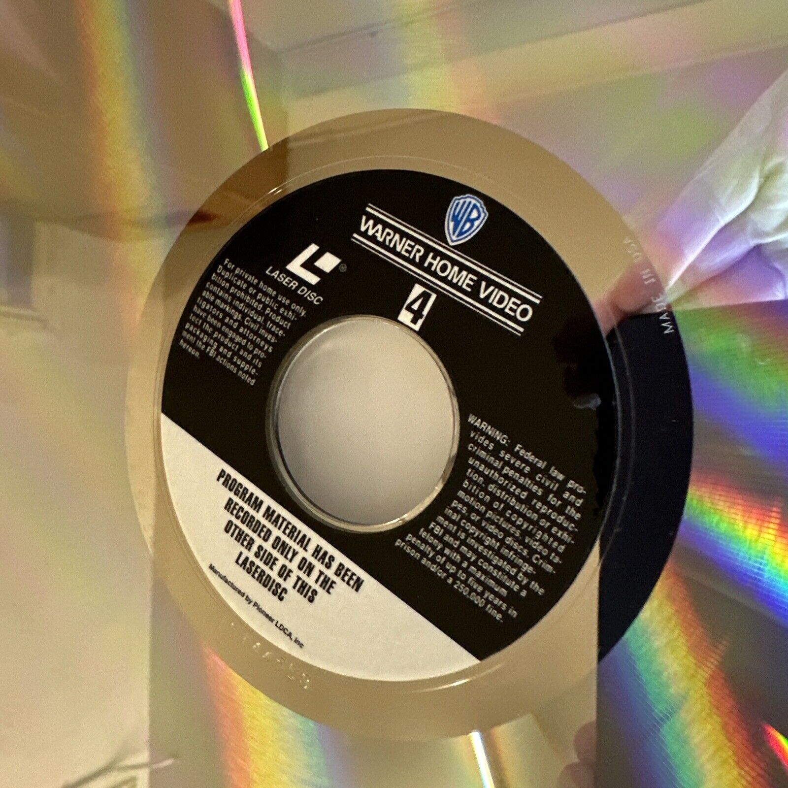 Interview With The Vampire WB NTSC Laserdisc laser disc media