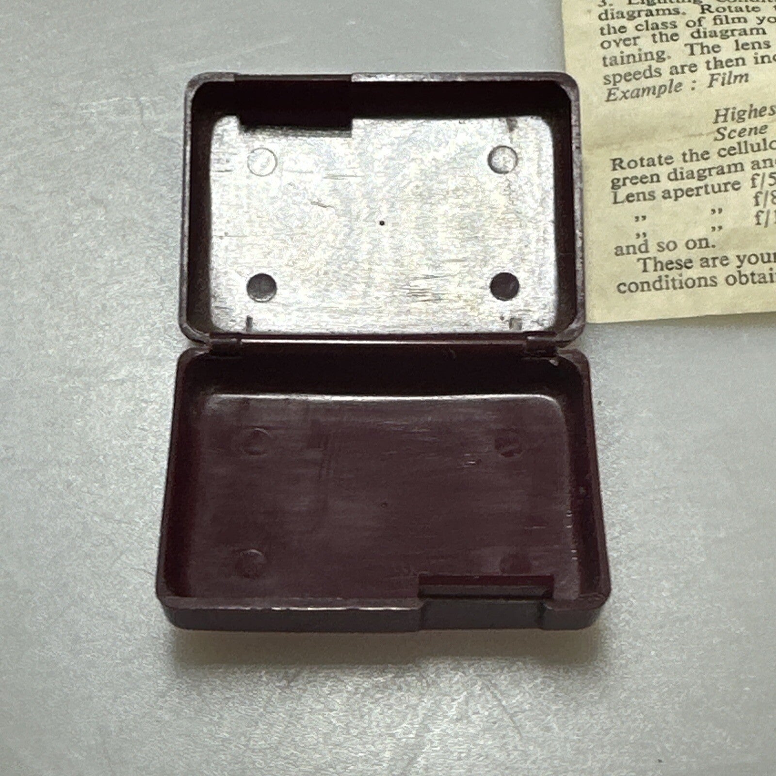 Vintage LITE aka LEUDI Extinction / Light-Exposure Meter w/Case