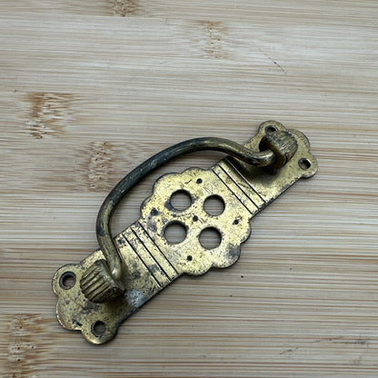 Vintage Brass Drawer Pull/Handle for Dresser or Cabinet