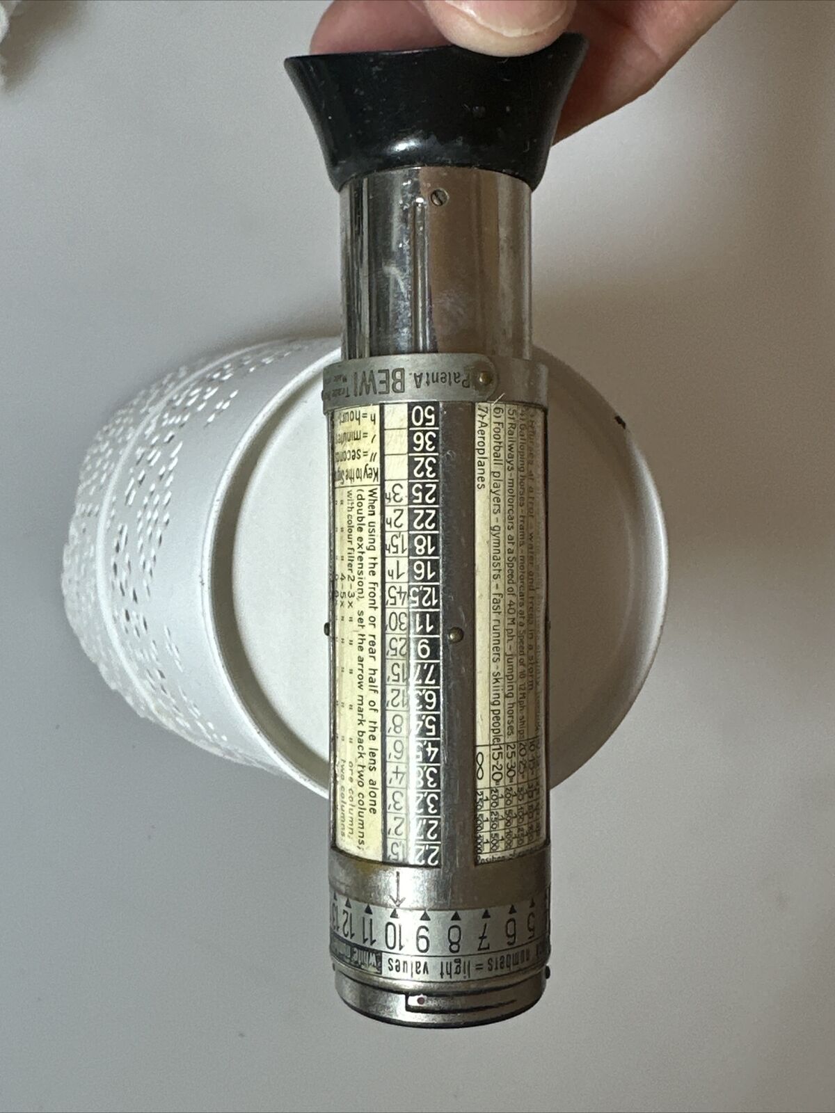 Rare Antique BEWI SENIOR Patent A Extinction Exposure Light Meter