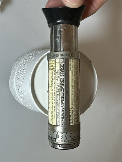Rare Antique BEWI SENIOR Patent A Extinction Exposure Light Meter