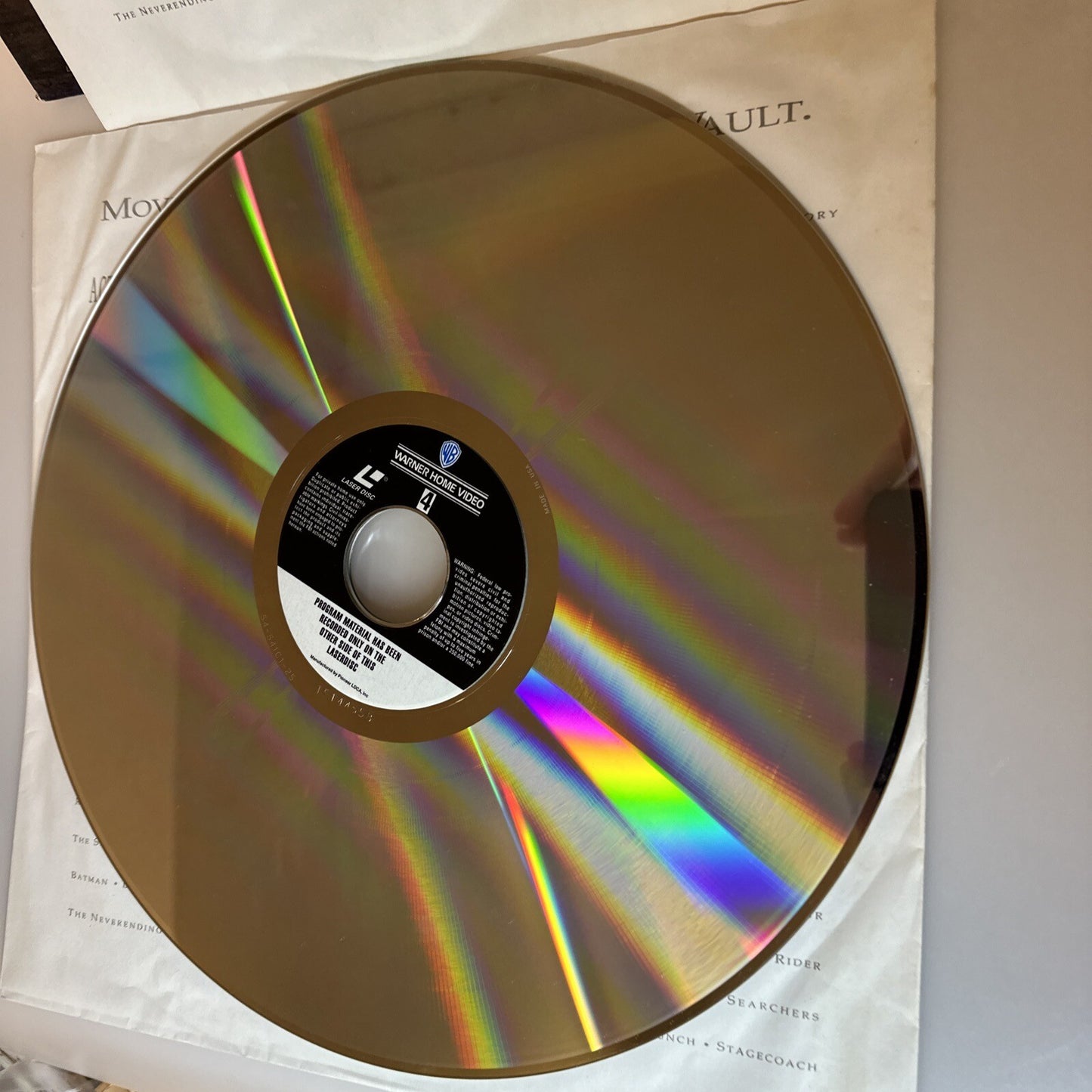 Interview With The Vampire WB NTSC Laserdisc laser disc media