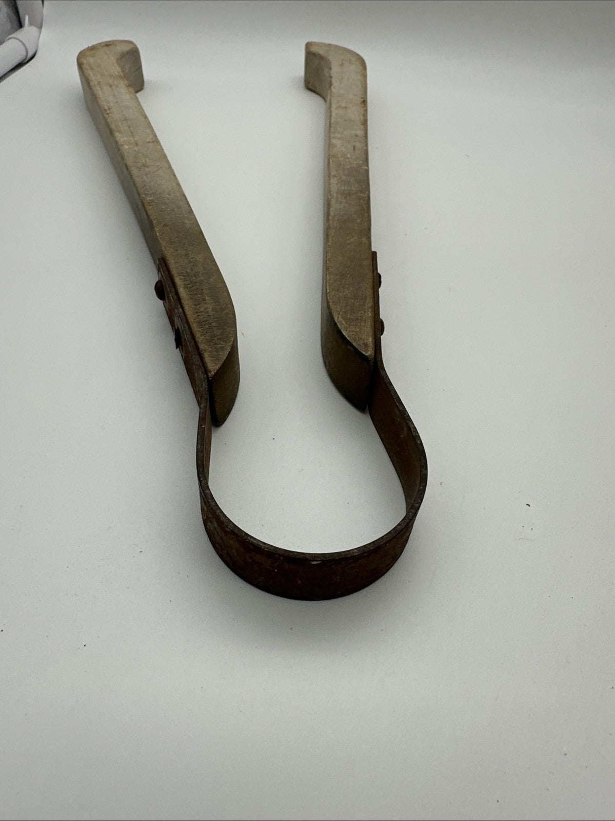 Vintage Wooden Laundry Washing Tongs 13" Twin Tub Dolly Retro Kitchen Clothes