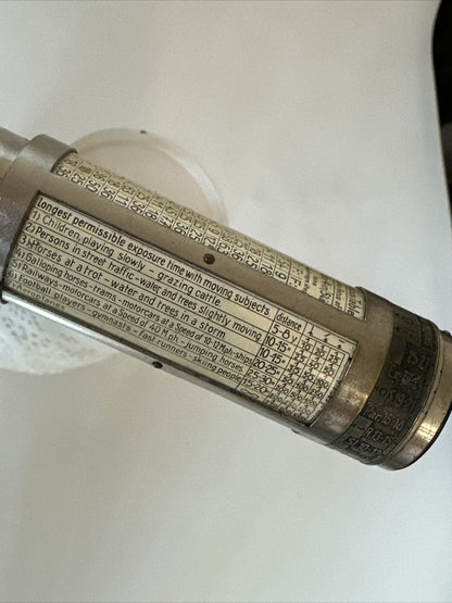 Rare Antique BEWI SENIOR Patent A Extinction Exposure Light Meter