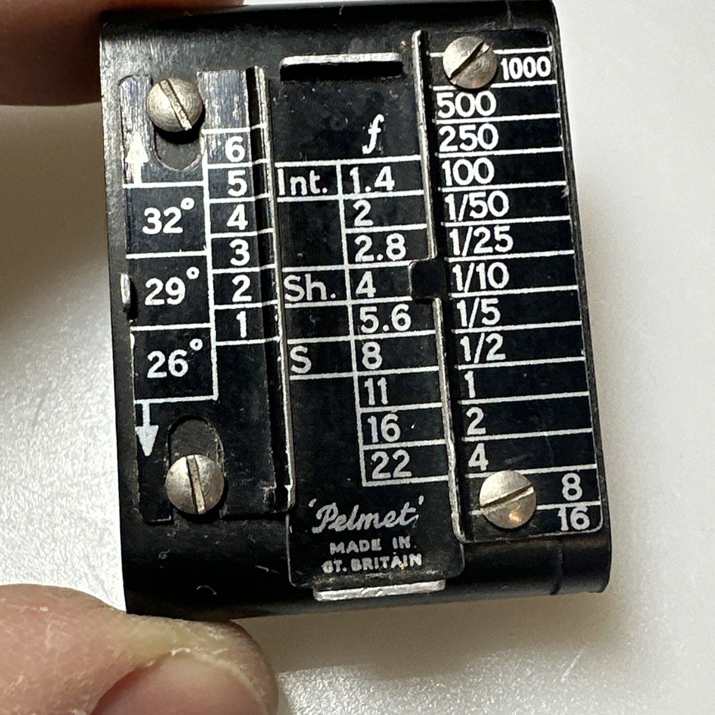 Pelmet Camera Light Exposure Extinction Meter - WORKING