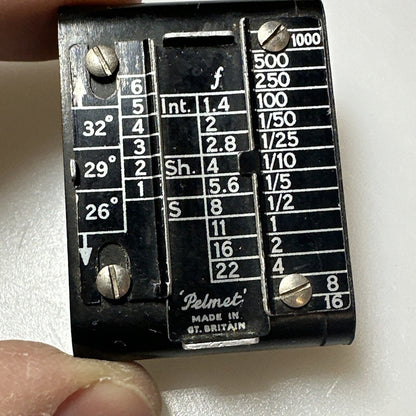 Pelmet Camera Light Exposure Extinction Meter - WORKING