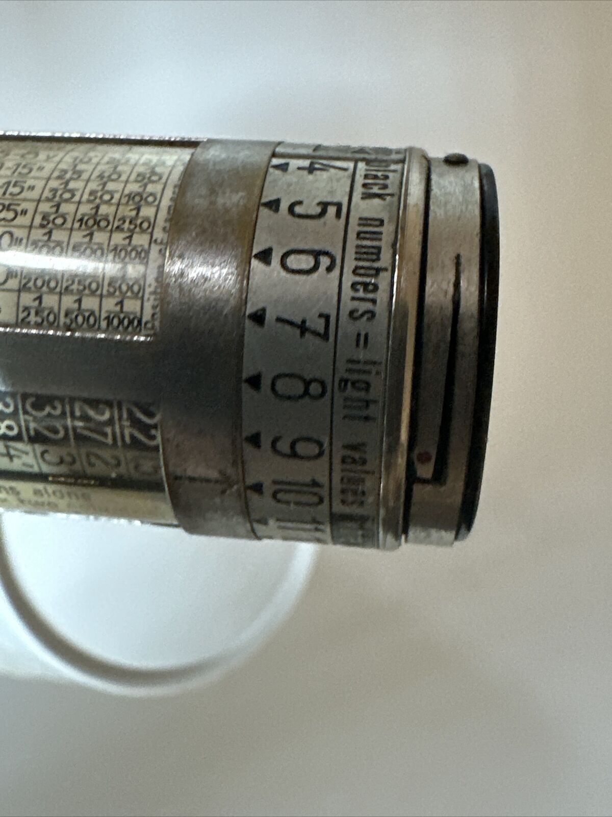 Rare Antique BEWI SENIOR Patent A Extinction Exposure Light Meter