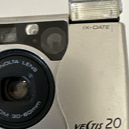 MINOLTA VECTIS 20 POINT & SHOOT APS FILM CAMERA Working