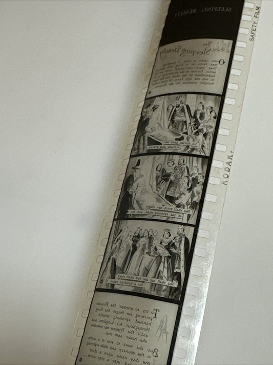 Vintage Film Strip 35mm Sleeping Beauty Positive By Pathe cine other media slide