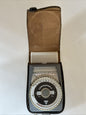 Vintage Leningrad 4 Light Exposure Meter With Original  Case