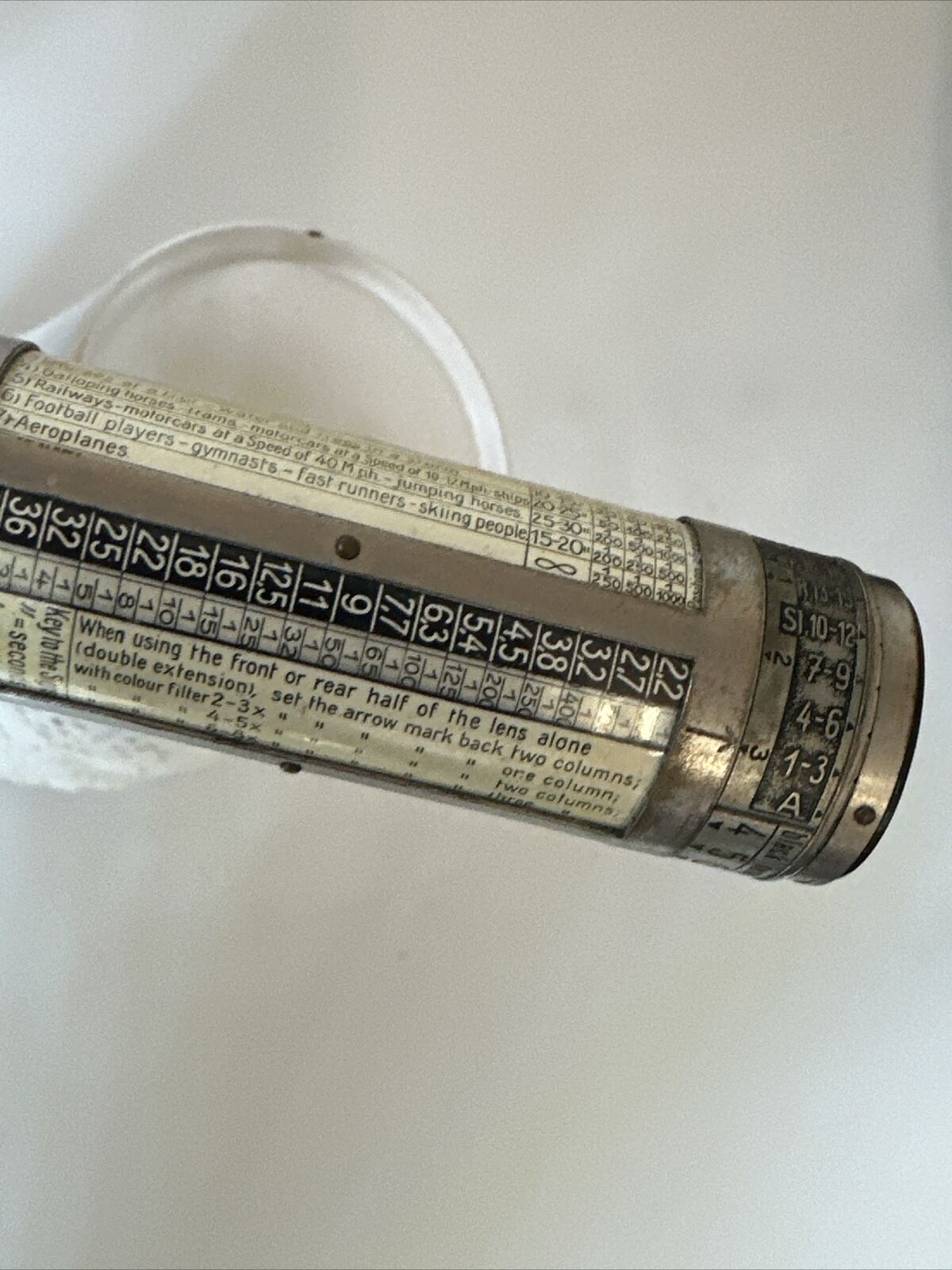 Rare Antique BEWI SENIOR Patent A Extinction Exposure Light Meter