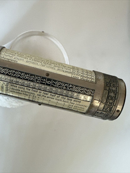 Rare Antique BEWI SENIOR Patent A Extinction Exposure Light Meter