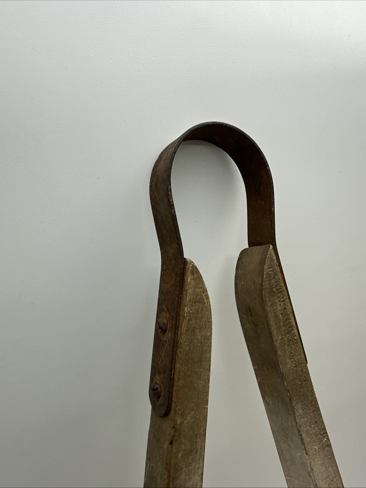 Vintage Wooden Laundry Washing Tongs 13" Twin Tub Dolly Retro Kitchen Clothes