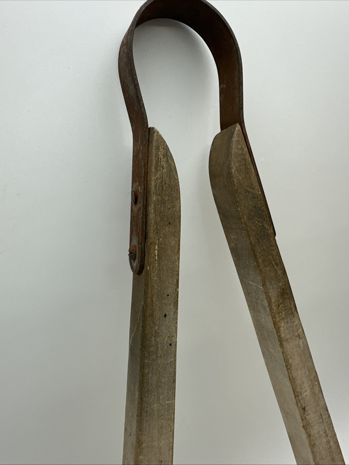 Vintage Wooden Laundry Washing Tongs 13" Twin Tub Dolly Retro Kitchen Clothes