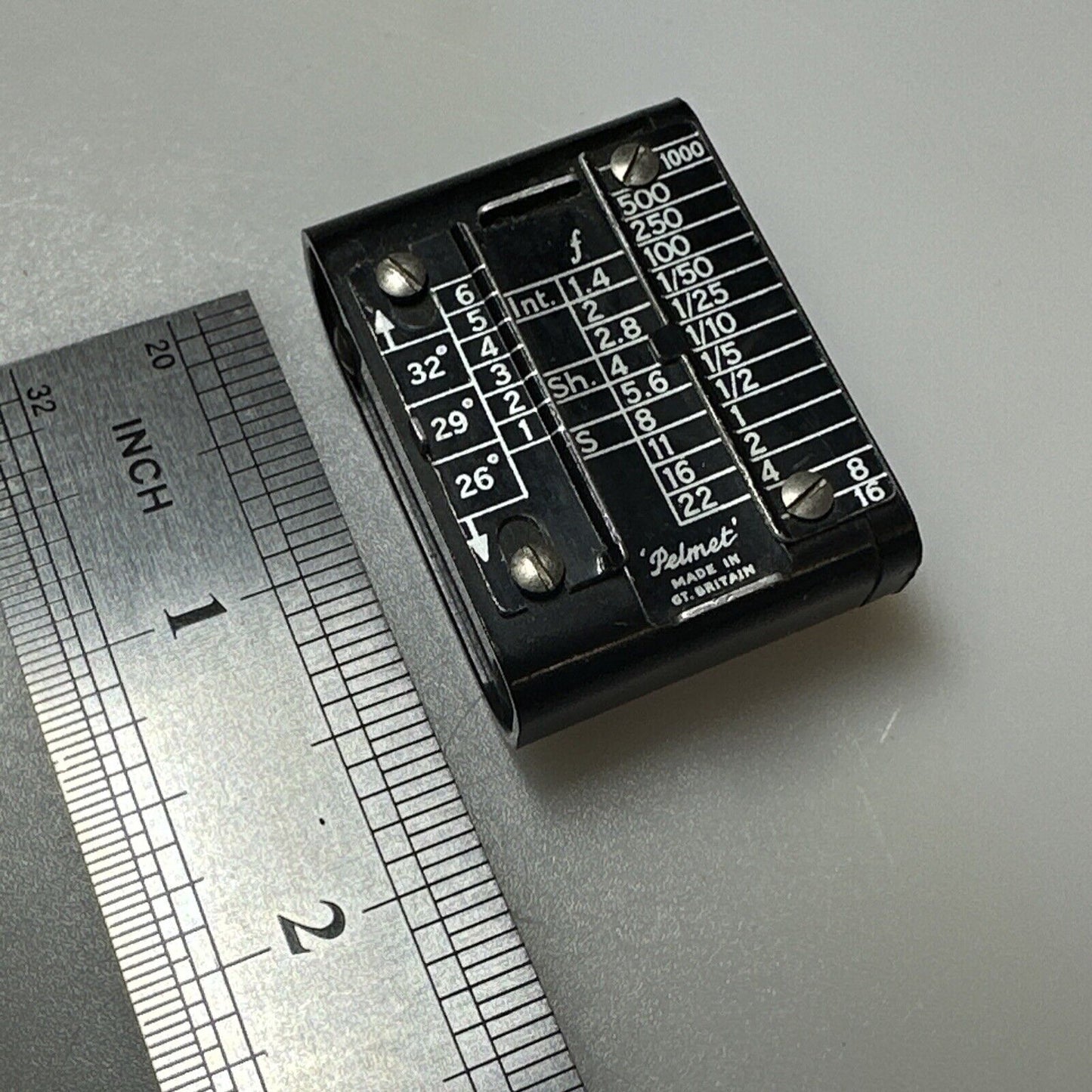 Pelmet Camera Light Exposure Extinction Meter - WORKING
