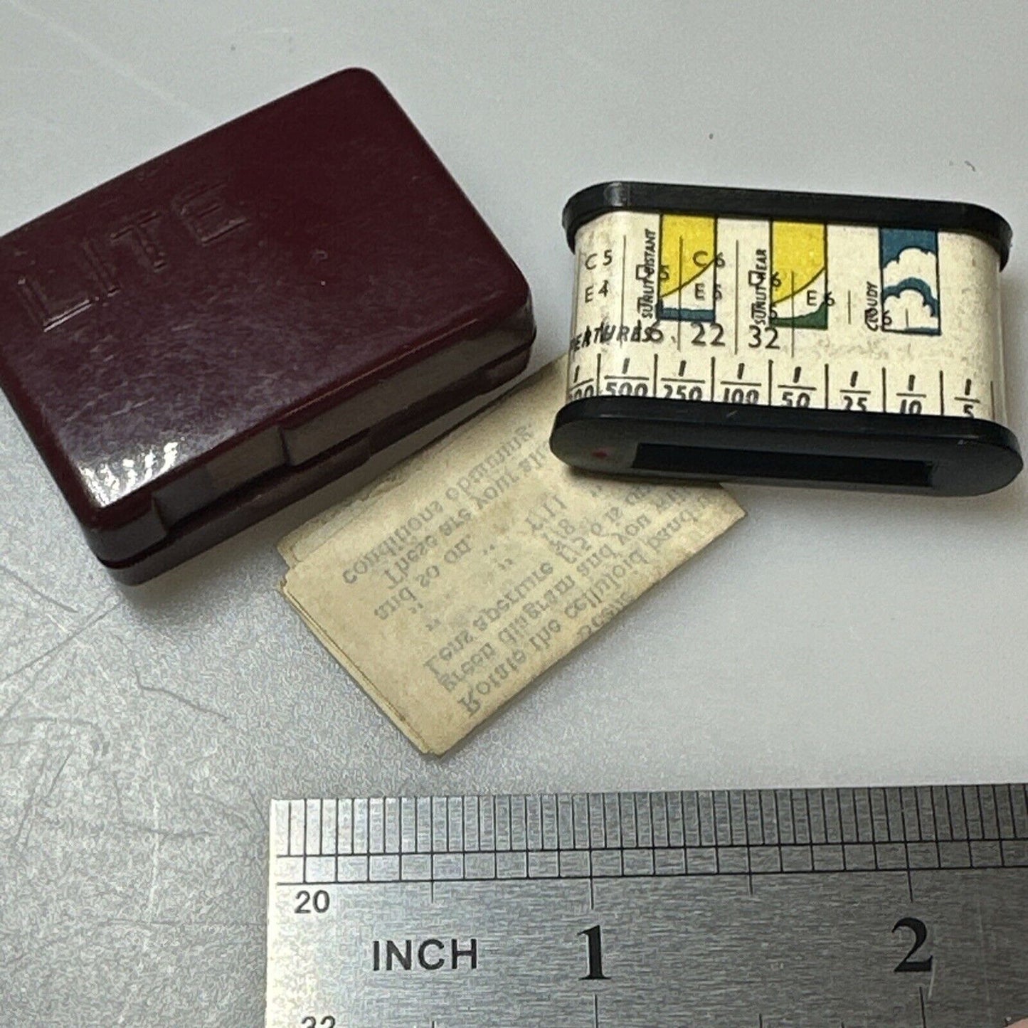 Vintage LITE aka LEUDI Extinction / Light-Exposure Meter w/Case