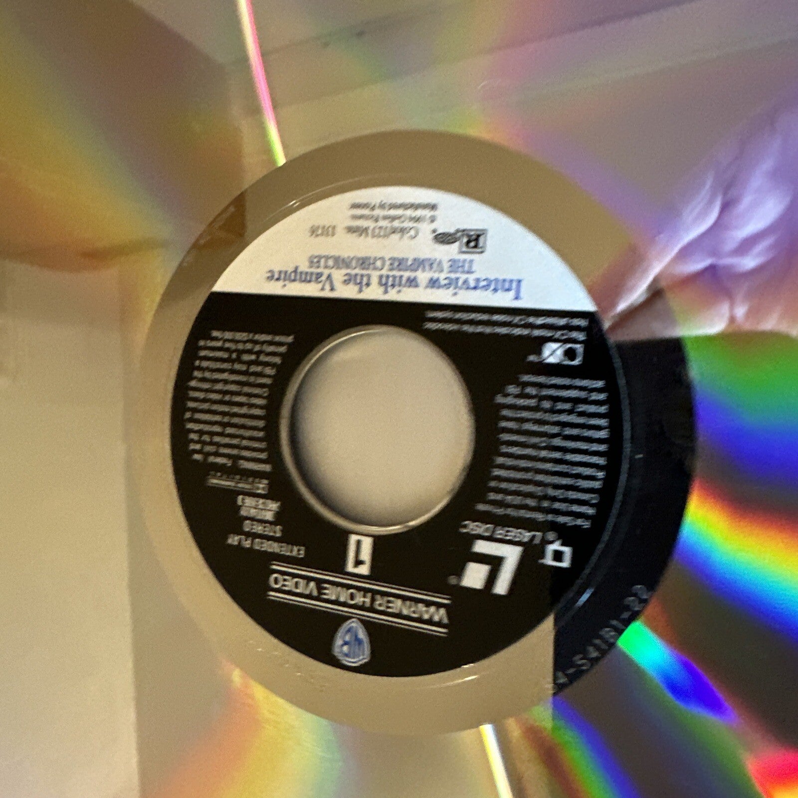 Interview With The Vampire WB NTSC Laserdisc laser disc media
