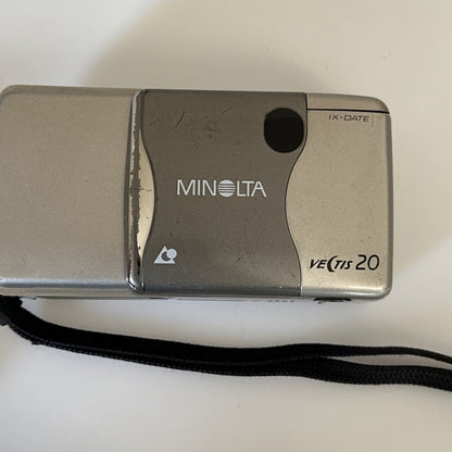 MINOLTA VECTIS 20 POINT & SHOOT APS FILM CAMERA Working