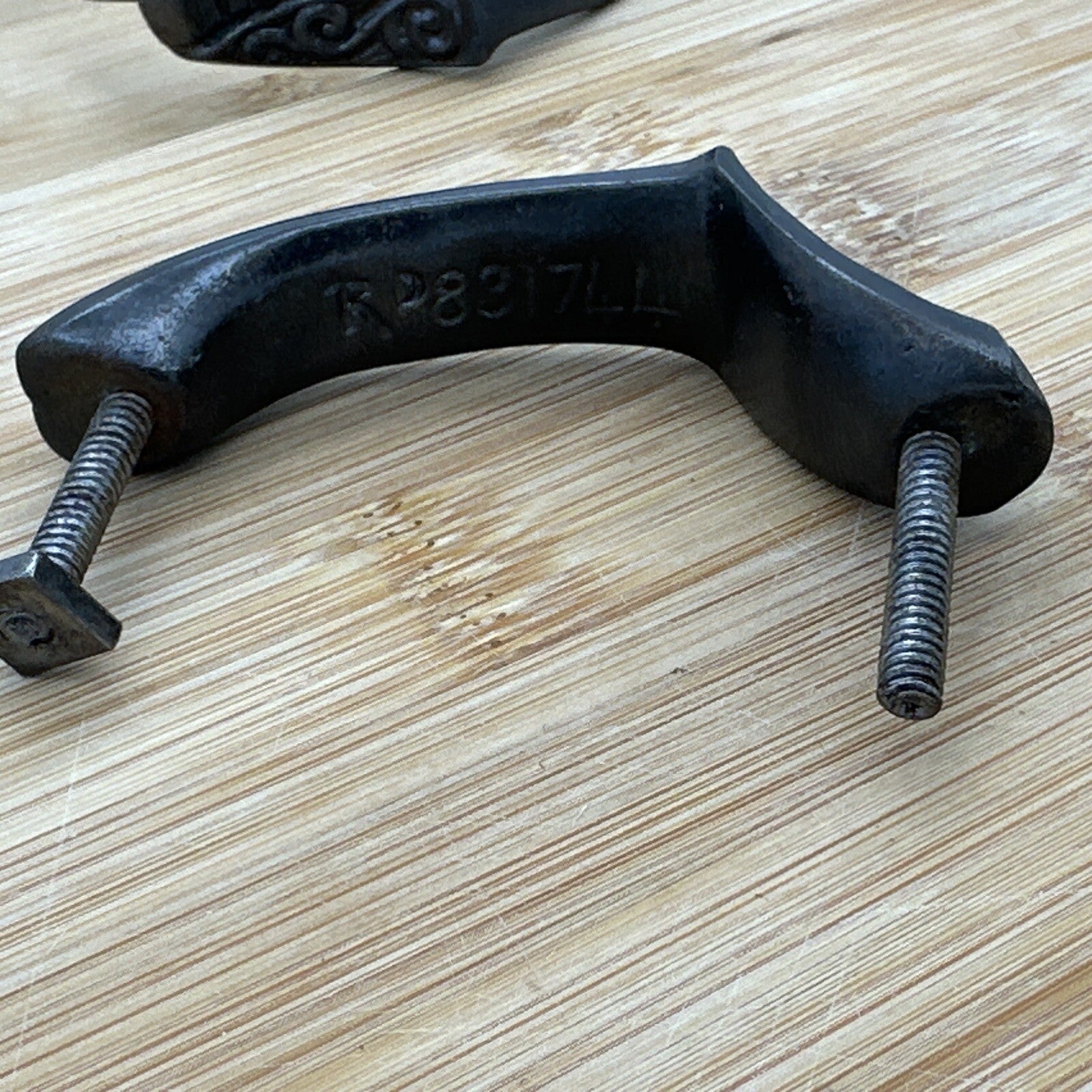 4pcs Vtg Victorian cast iron door window Drawer cabinet screen cupboard handle