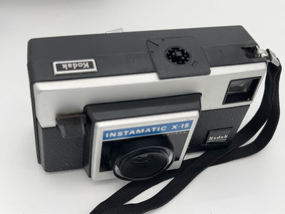 Vintage KODAK Instamatic X15 Camera x-15 Film With case Made In USA