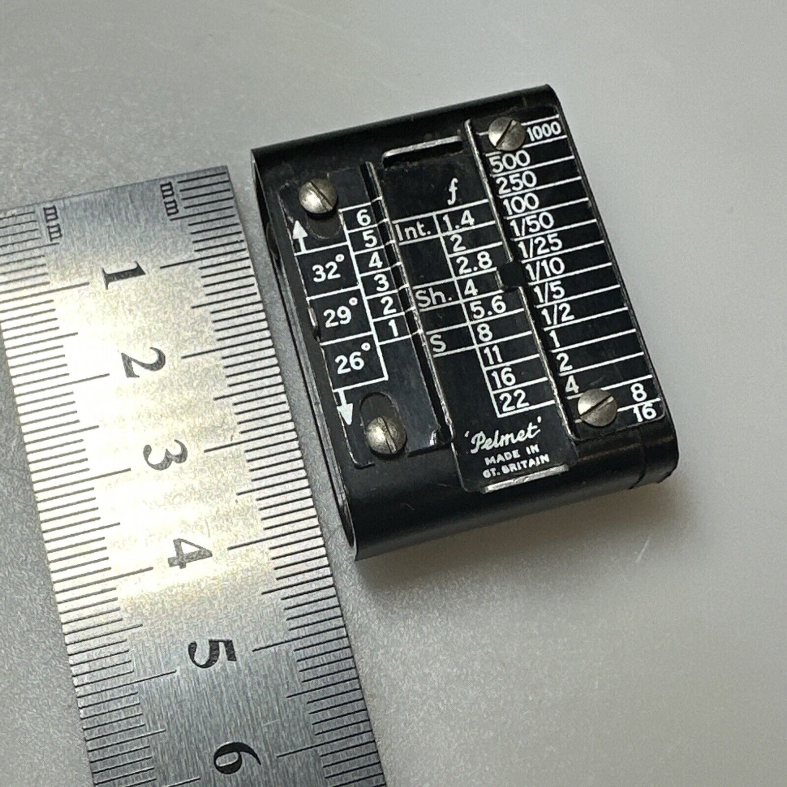 Pelmet Camera Light Exposure Extinction Meter - WORKING